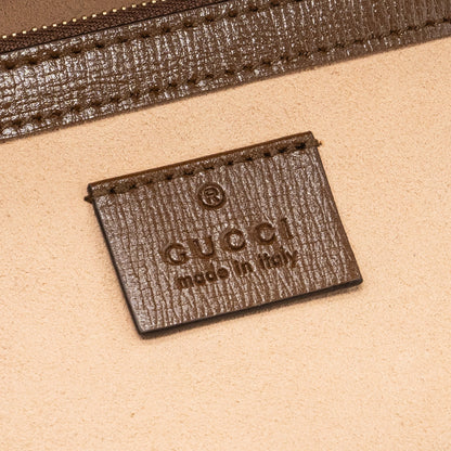 Gucci Mini Bag With Interlocking G GG Supreme Canvas/ Leather