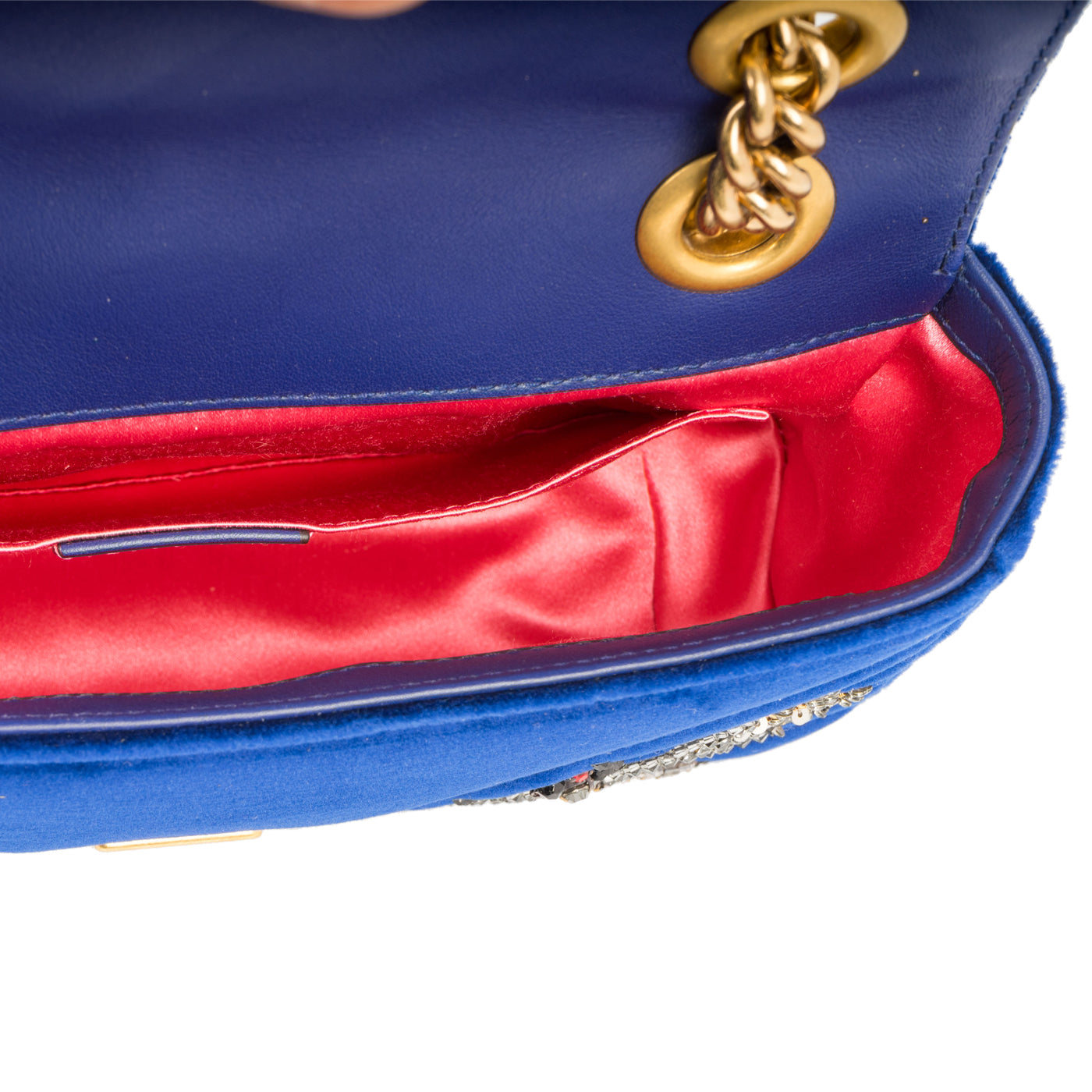 Gucci GG Marmont Velvet Sequin Mini Handbag