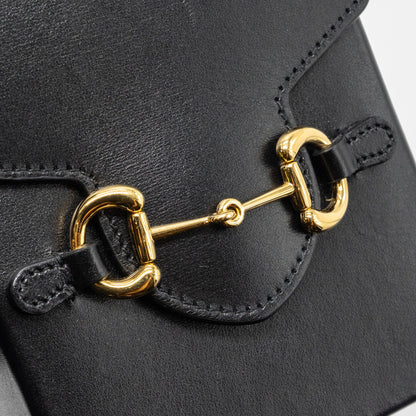 Gucci 1955 Horsebit 1955 Crossbody Bag Calfskin Black