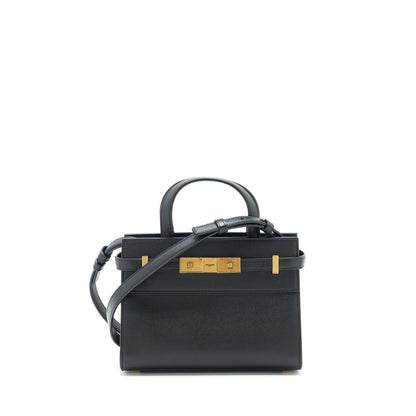 Saint Laurent/YSL Manhattan Nano Shopping Bag Calfskin Black GHW