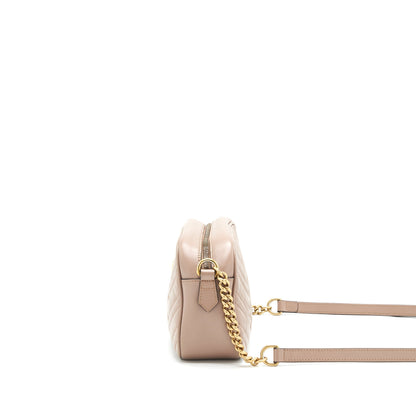 Gucci GG Marmont Small Matelasse Camera Bag Beige