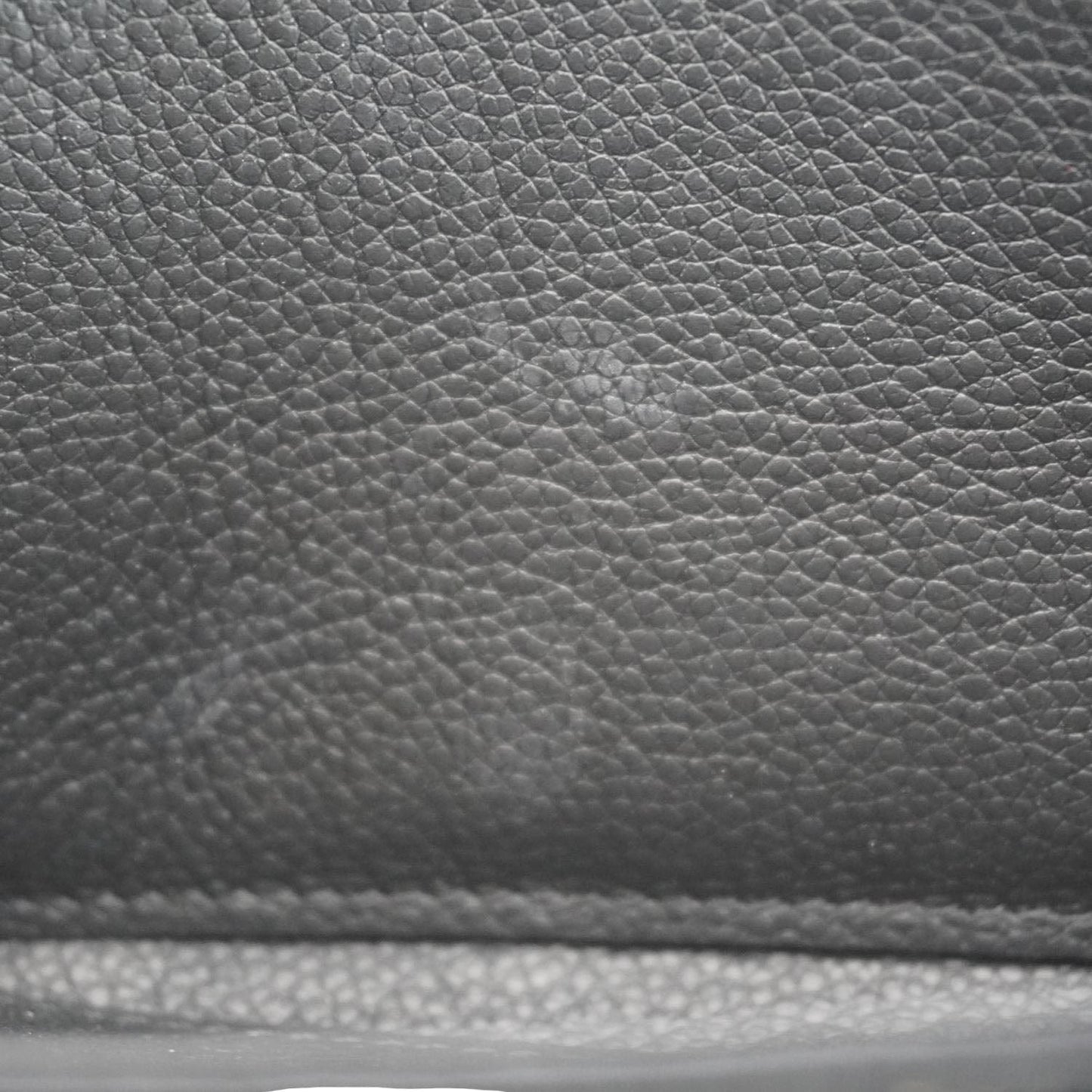 LOUIS VUITTON Clemence Monogram Empreinte Leather Wallet Black