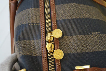 FENDI Bag - Fendi Brown Leather Satchel Handbag