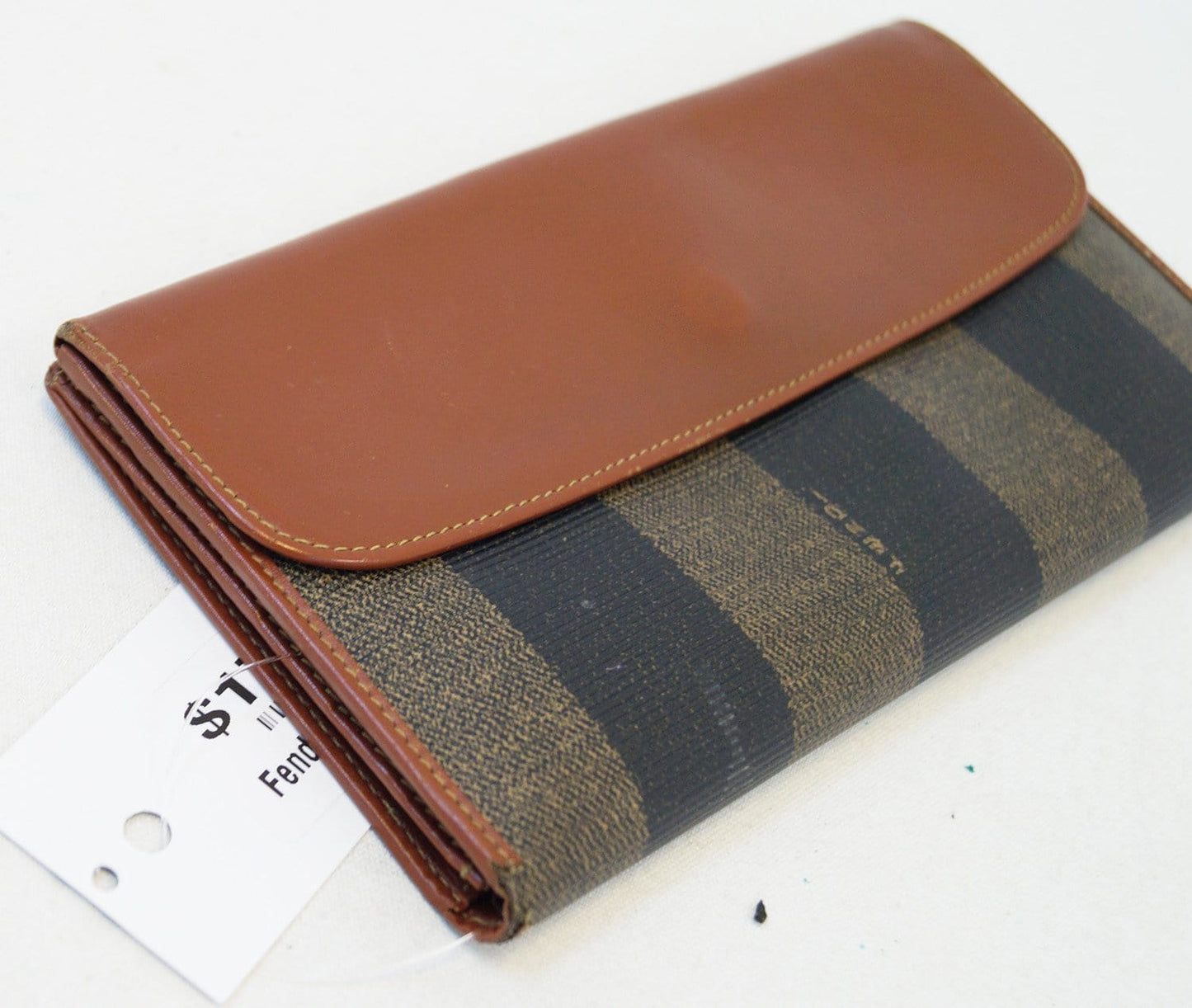 FENDI Brown Leather Wallet