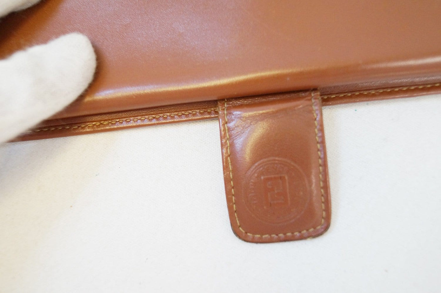 FENDI Brown Leather Wallet