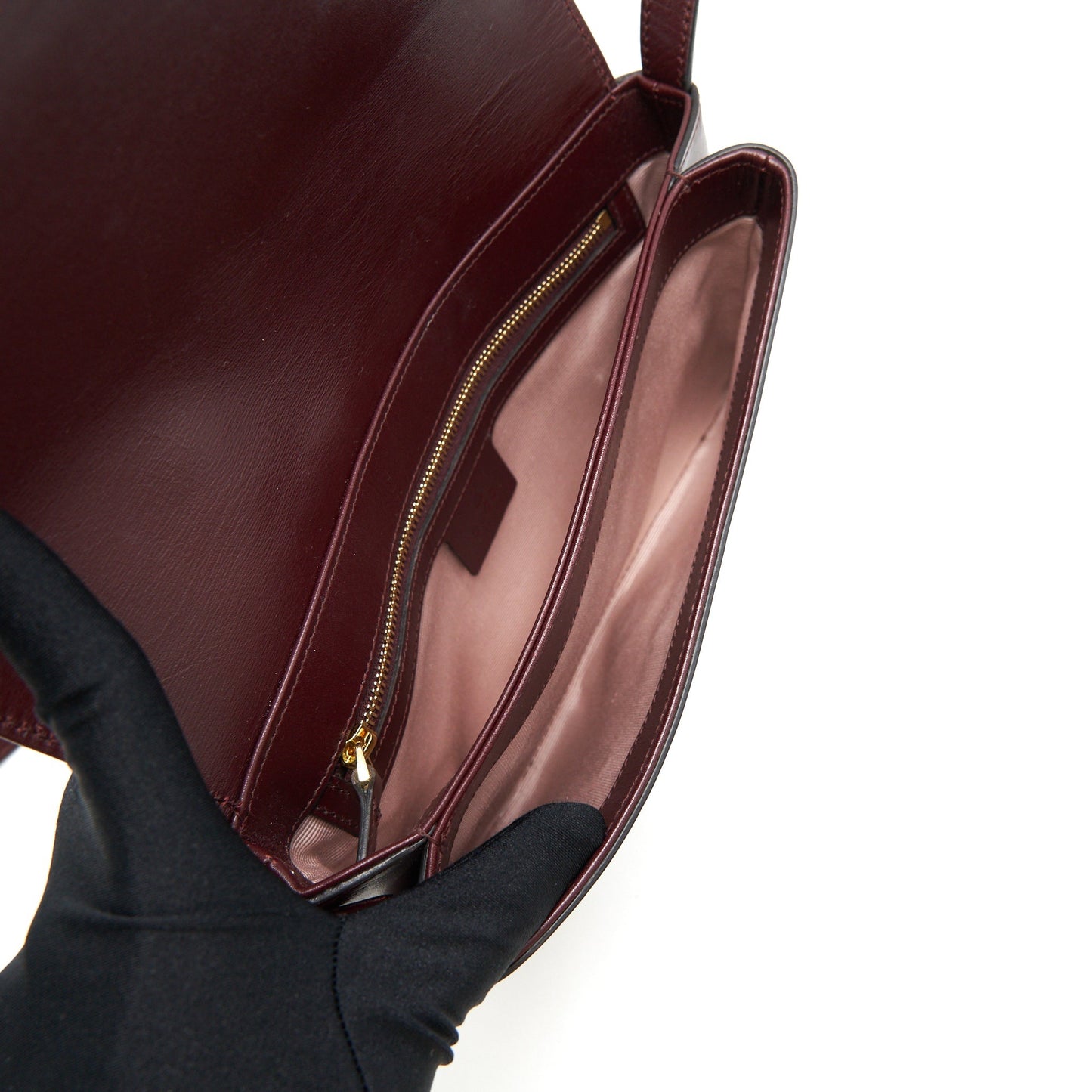 Gucci Arli Small Shoulder Bag Burgundy with