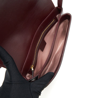 Gucci Arli Small Shoulder Bag Burgundy with