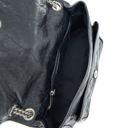 Saint Laurent/YSL Medium Niki Bag Calfskin Black SHW