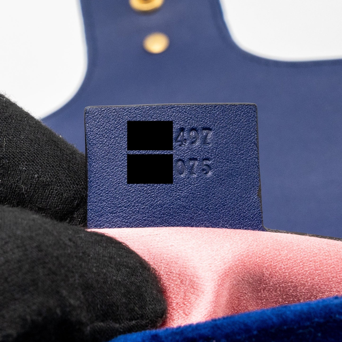 Gucci Small GG Marmont Shoulder Bag Velvet Blue