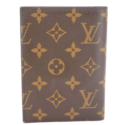 LOUIS VUITTON Monogram Canvas Card Holder Brown