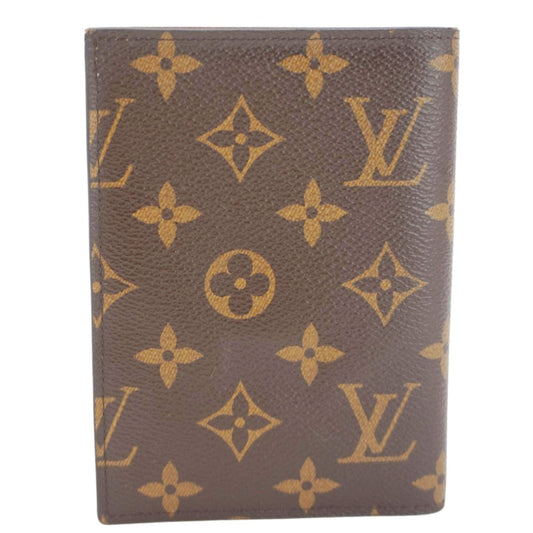 LOUIS VUITTON Monogram Canvas Card Holder Brown