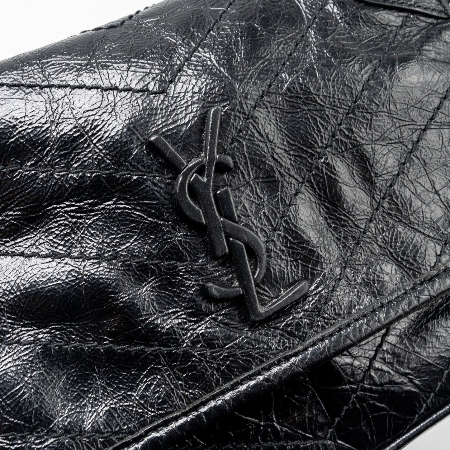 Saint Laurent Baby Niki Leather Black SHW