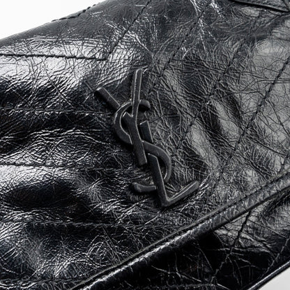 Saint Laurent Baby Niki Leather Black SHW