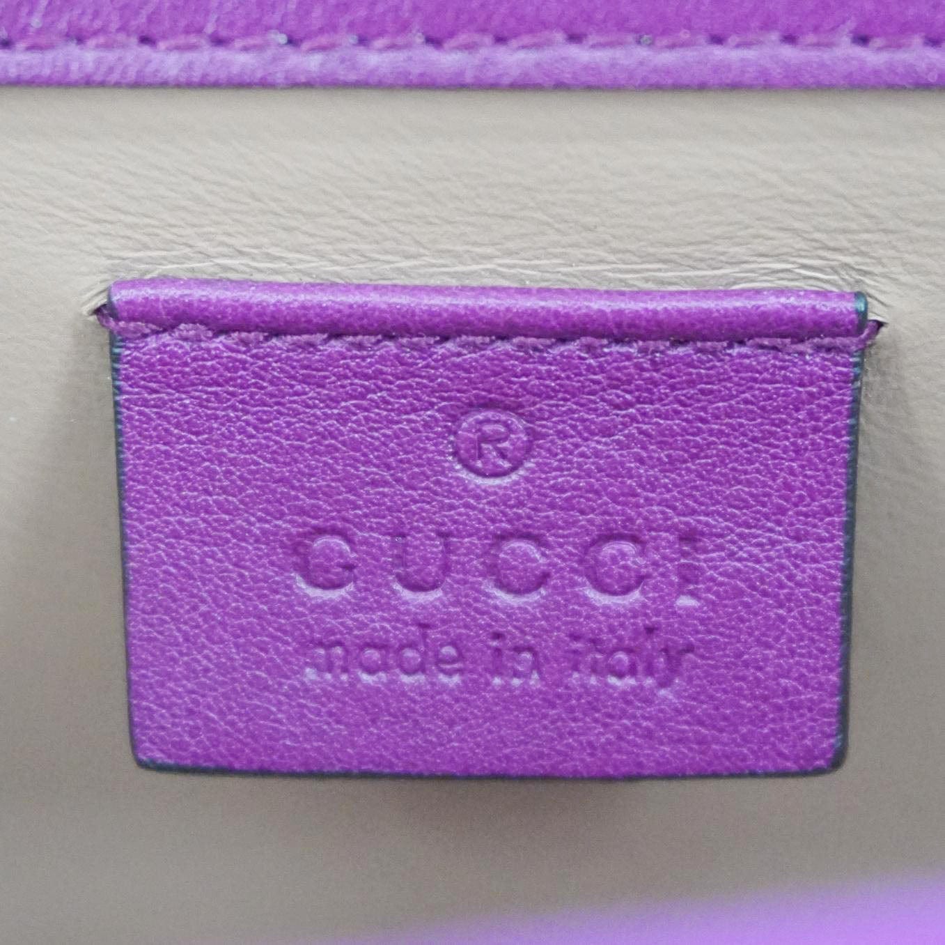 Gucci Velvet Crystal Bee Broadway 489218