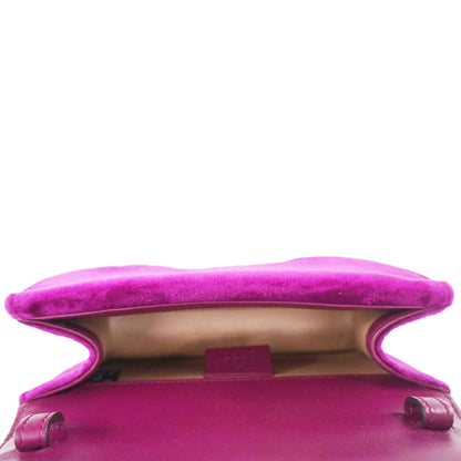 Gucci Velvet Crystal Bee Broadway 489218