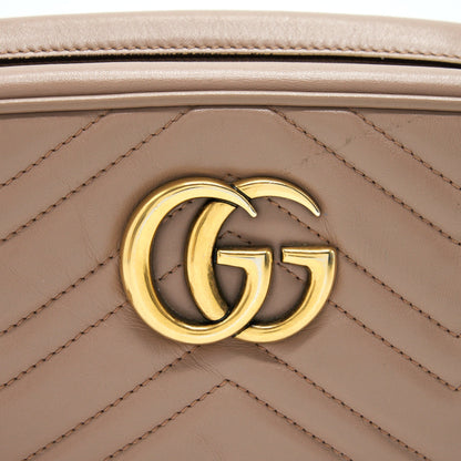 Gucci GG Marmont Small Matelasse Camera Bag Beige