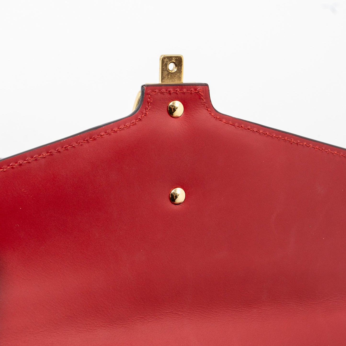 Gucci Sylvie shoulder bag calfskin red