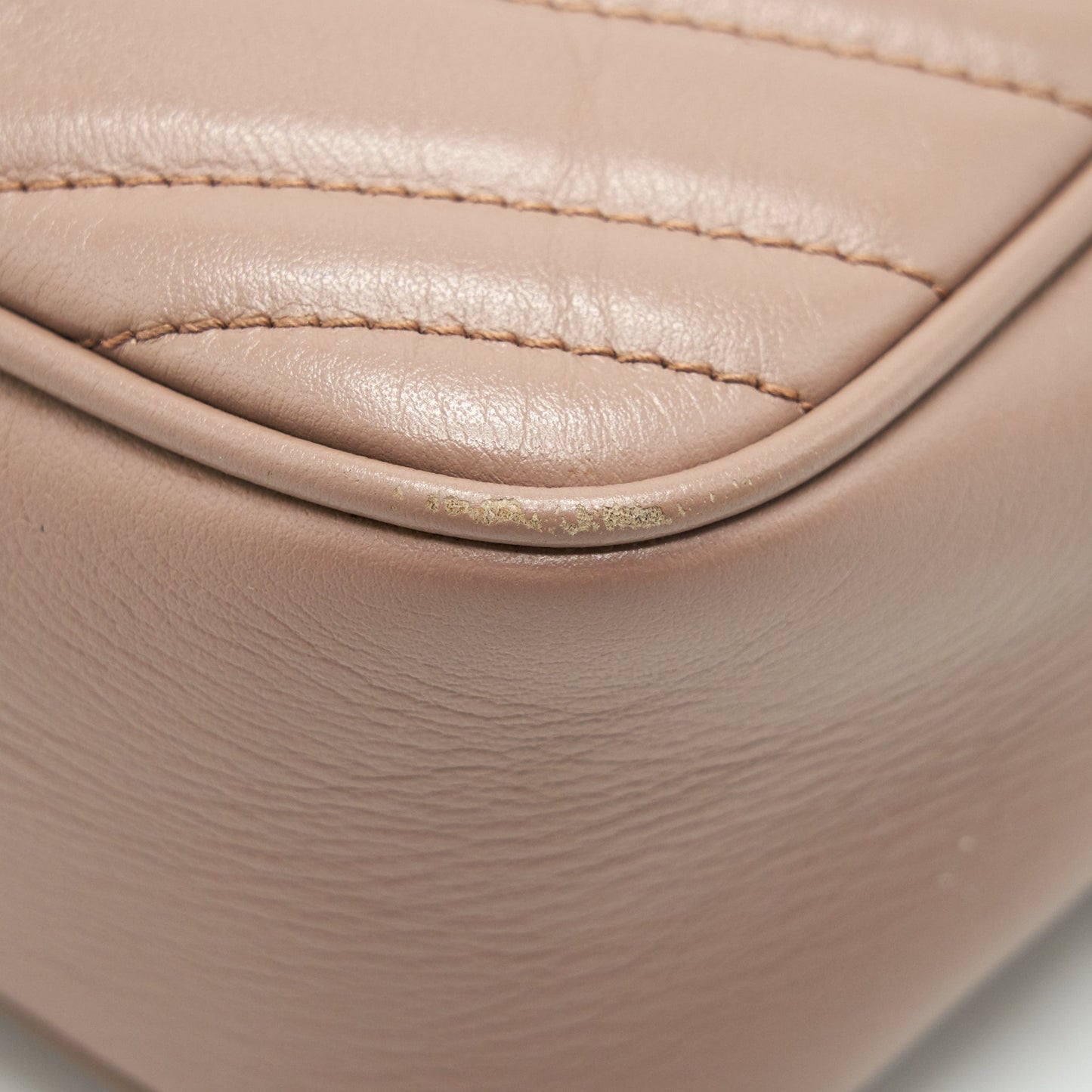 Gucci GG Marmont Small Matelasse Camera Bag Beige