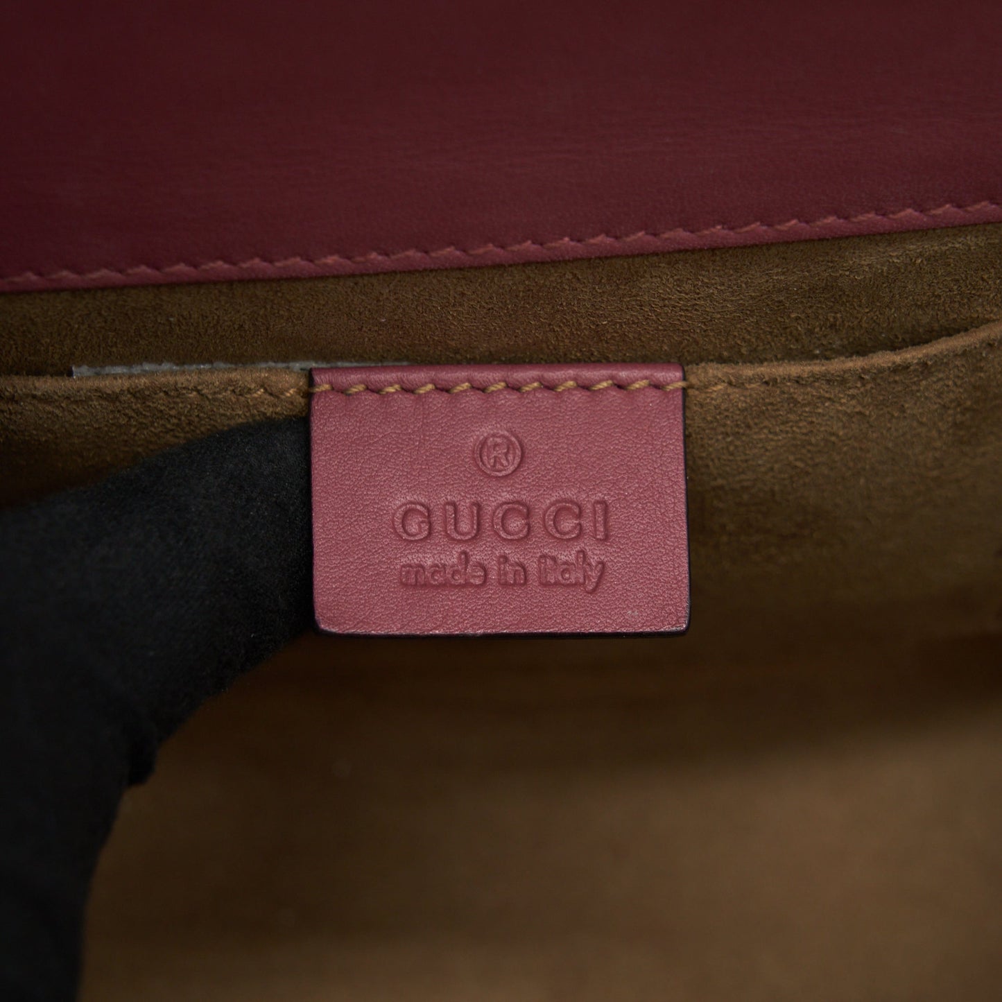 Gucci Small Padlock GG Print Pink
