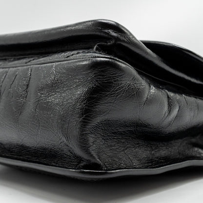Saint Laurent Medium Niki Calfskin Black Ruthenium Hardware