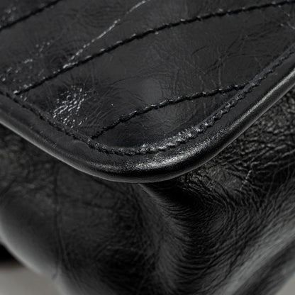 Saint Laurent Medium Niki Calfskin Black Ruthenium Hardware