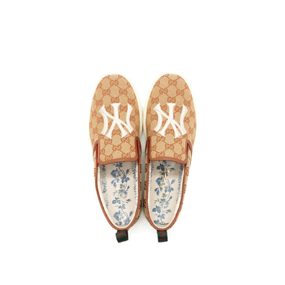 Gucci size 42 GG slip-on sneaker canvas multicolour