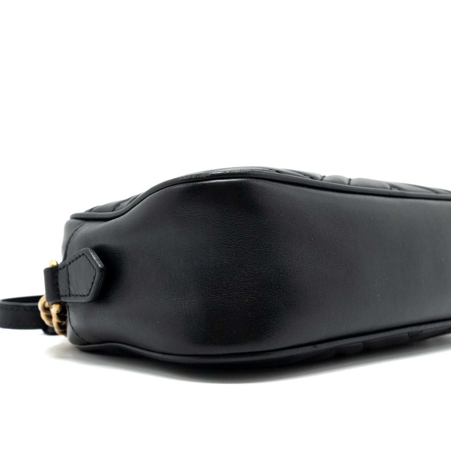 Gucci GG Marmont Small Matelasse Shoulder Bag Calfskin Black