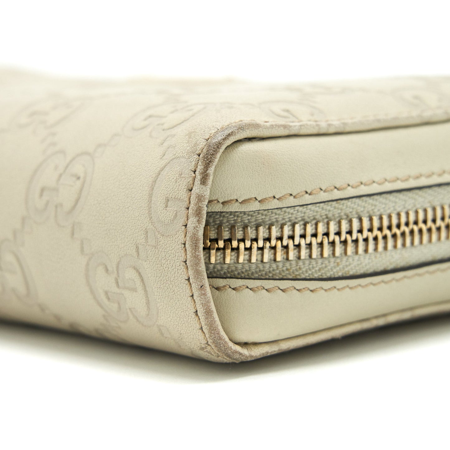 Gucci Vintage Shoulder Bag White/Extra Wallet