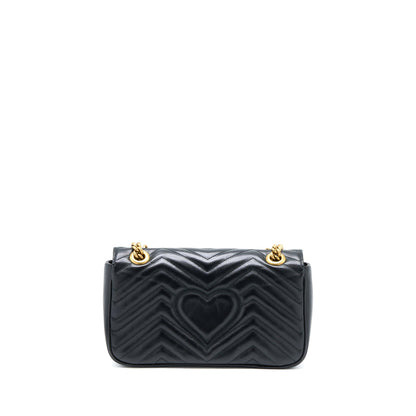 Gucci GG Marmont Small Matelasse Shoulder Bag Black