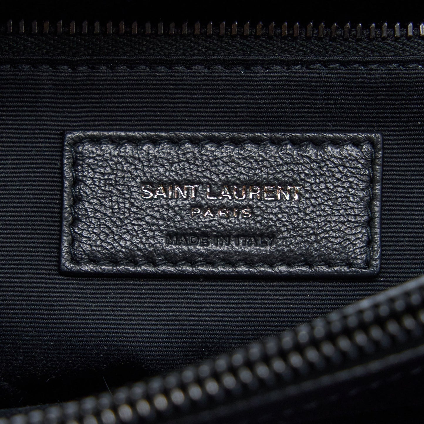 Saint Laurent / YSL Medium LouLou Shoulder Bag Calfskin Black with Black Hardware