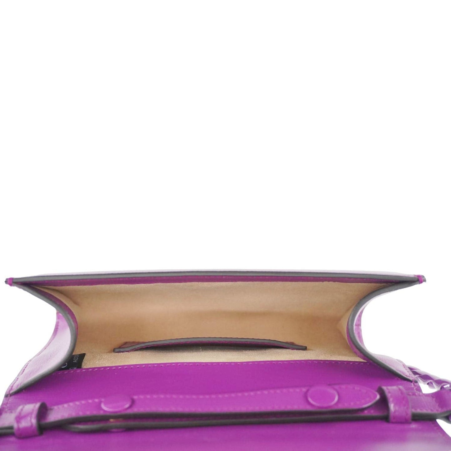 GUCCI Horsebit 1955 mini Leather Shoulder Bag Purple 724713
