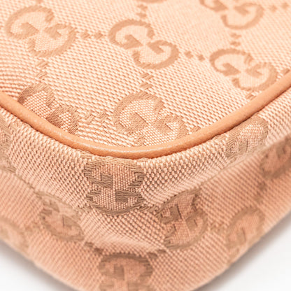 Gucci Small Ophidia Hobo Bag GG Supreme Canvas Pink L