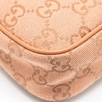 Gucci Small Ophidia Hobo Bag GG Supreme Canvas Pink L