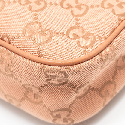 Gucci Small Ophidia Hobo Bag GG Supreme Canvas Pink L