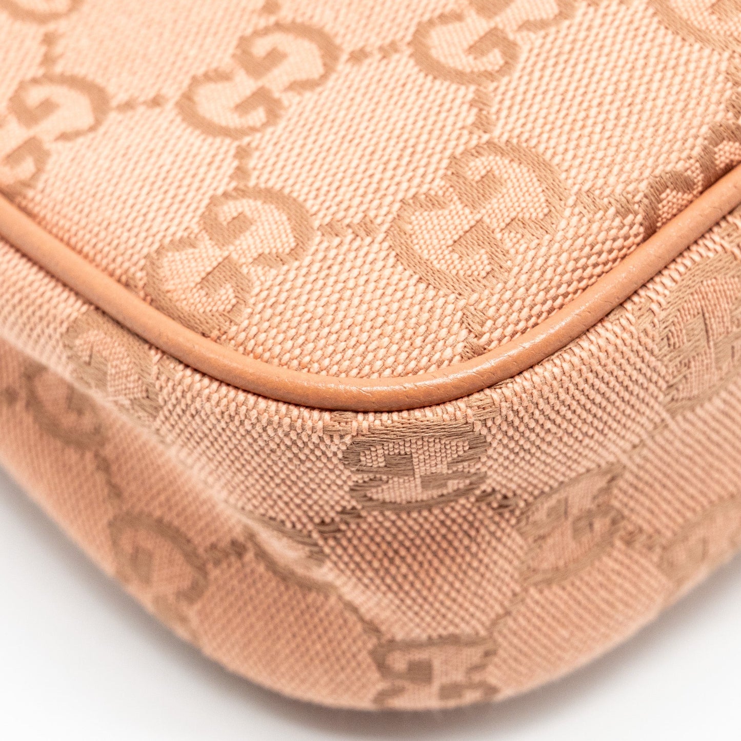 Gucci Small Ophidia Hobo Bag GG Supreme Canvas Pink L