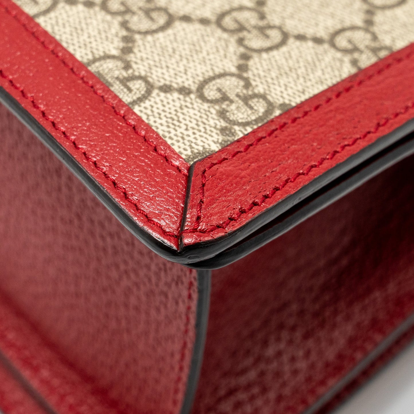 Gucci Queen Margaret Top Handle Bag GG Supreme Canvas Red/ Multicolour