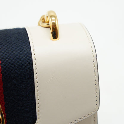 Gucci Mini sylvie chain Bag White