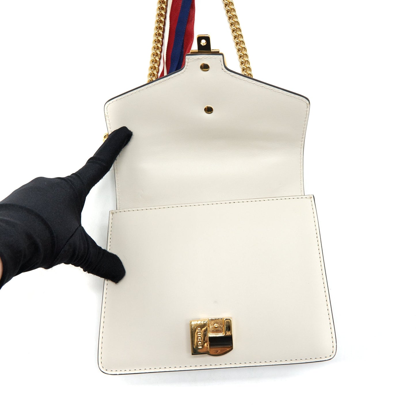 Gucci Mini sylvie chain Bag White