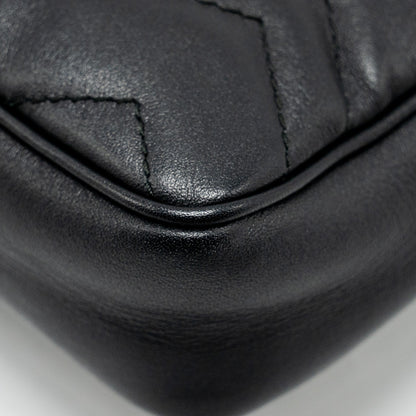 Gucci Super Mini Marmont calfskin black