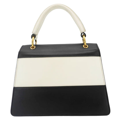 GUCCI Queen Margaret Bee Blind For Love Leather Shoulder Bag Black 476541