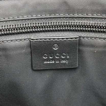 GUCCI GG Supreme Medium Tote Bag Black 322063