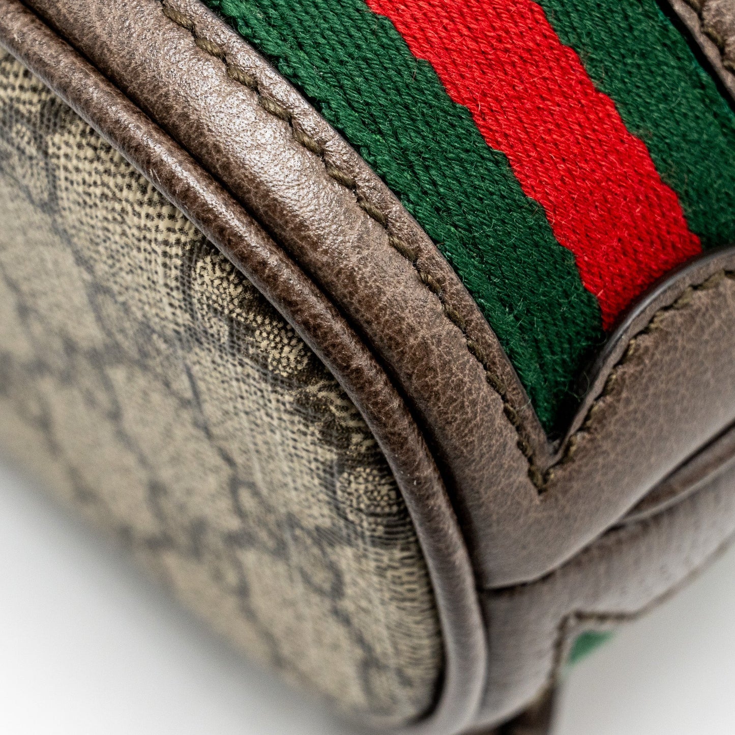 Gucci Ophida Mini Bucket Bag GG Supreme Canvas Beige / Ebony