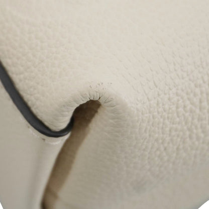 LOUIS VUITTON Madeleine MM Monogram Empreinte Leather Top Handle Bag White
