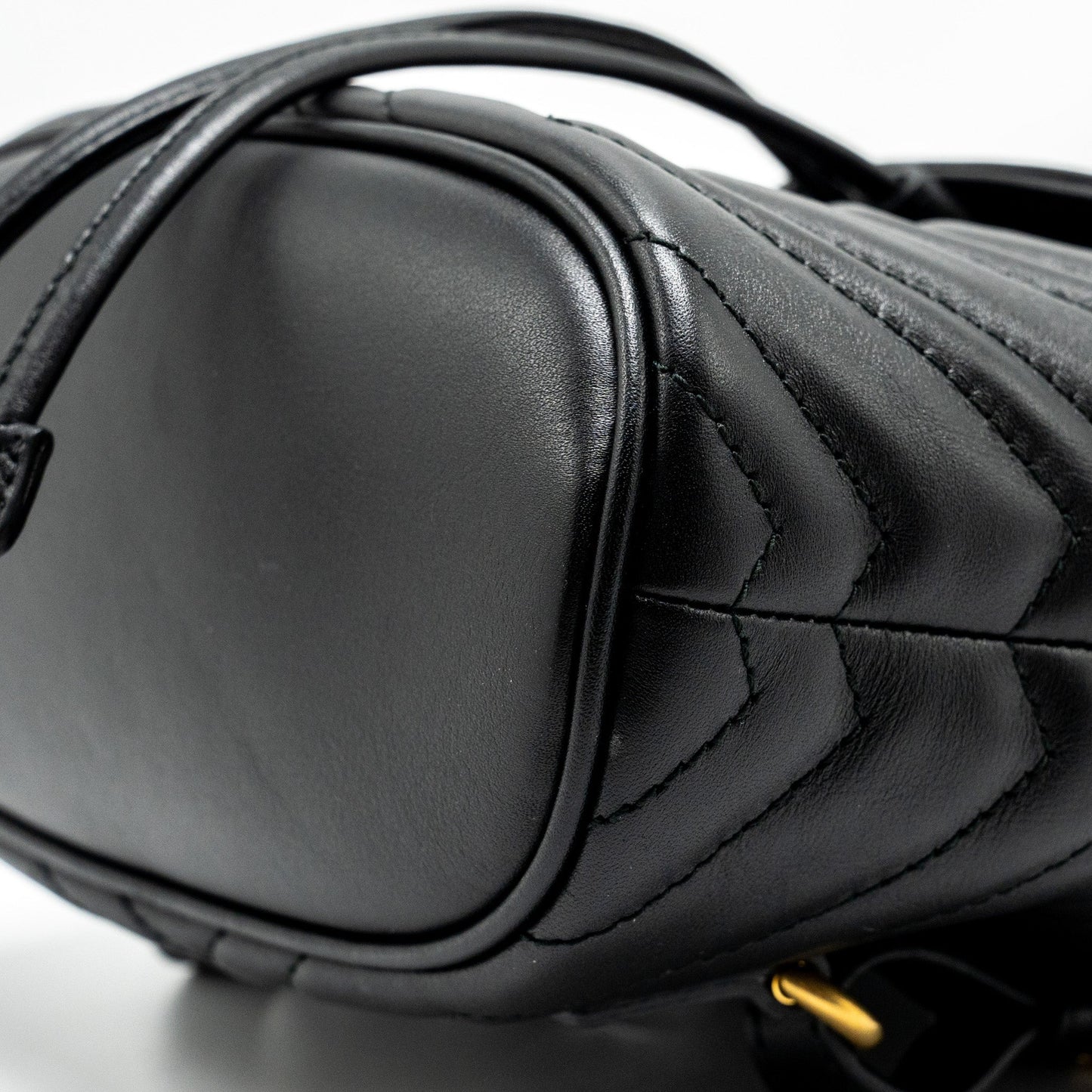 Gucci GG Marmont Backpack Calfskin Black