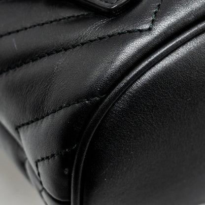 Gucci GG Marmont Backpack Calfskin Black