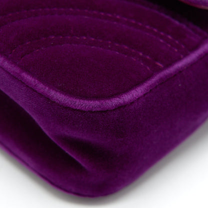 Gucci mini marmont bag Velvet Purple