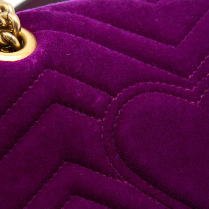 Gucci mini marmont bag Velvet Purple