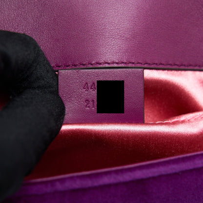 Gucci mini marmont bag Velvet Purple