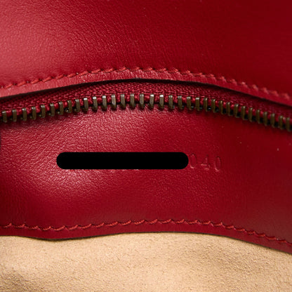Gucci Small GG Marmont Bag Calfskin Red Brushed