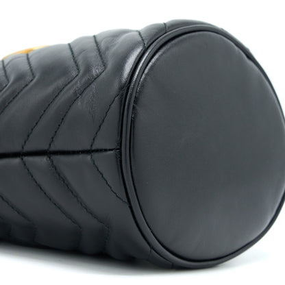 Gucci GG Marmont Mini Bucket Black